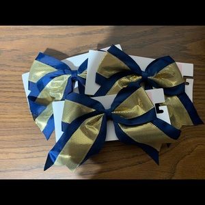 3 Large Cheerleader Bows - Brand New